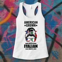American Grown With Italian Roots Italian Women's Tank Top thumb 3