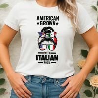 American Grown With Italian Roots Italian Women's T-Shirt thumb 2