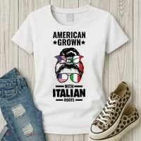 American Grown With Italian Roots Italian Women's T-Shirt thumb 3