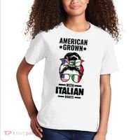 American Grown With Italian Roots Italian Kids T-Shirt thumb 2