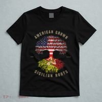 American Grown With Sicilian Roots Sicily Malta T-Shirt thumb 5