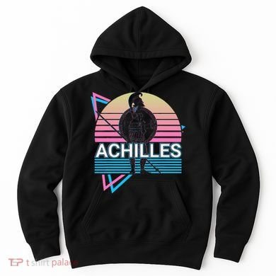 Achilles Greek Warrior Ancient Greek Mythology Retro Hoodie