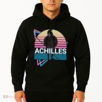 Achilles Greek Warrior Ancient Greek Mythology Retro Hoodie thumb 2