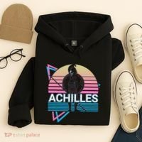 Achilles Greek Warrior Ancient Greek Mythology Retro Hoodie thumb 4