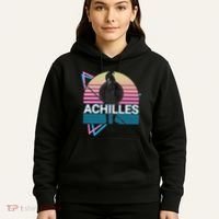 Achilles Greek Warrior Ancient Greek Mythology Retro Hoodie thumb 5
