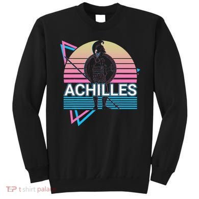Achilles Greek Warrior Ancient Greek Mythology Retro Sweatshirt