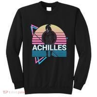 Achilles Greek Warrior Ancient Greek Mythology Retro Sweatshirt thumb 0
