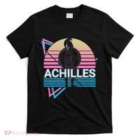 Achilles Greek Warrior Ancient Greek Mythology Retro T-Shirt thumb 0