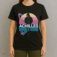 Achilles Greek Warrior Ancient Greek Mythology Retro T-Shirt thumb 4