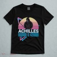 Achilles Greek Warrior Ancient Greek Mythology Retro T-Shirt thumb 5