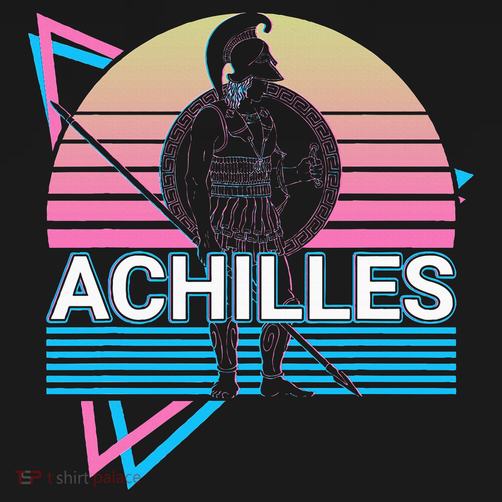 Achilles Greek Warrior Ancient Greek Mythology Retro Women's Tank Top