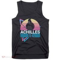 Achilles Greek Warrior Ancient Greek Mythology Retro Tank Top thumb 0