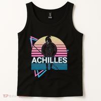 Achilles Greek Warrior Ancient Greek Mythology Retro Tank Top thumb 2