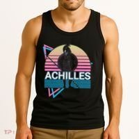 Achilles Greek Warrior Ancient Greek Mythology Retro Tank Top thumb 3
