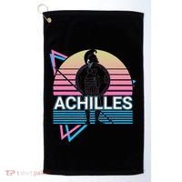Achilles Greek Warrior Ancient Greek Mythology Retro Golf Towel thumb 0