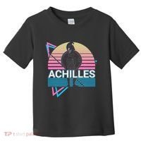 Achilles Greek Warrior Ancient Greek Mythology Retro Toddler T-Shirt thumb 0