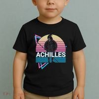 Achilles Greek Warrior Ancient Greek Mythology Retro Toddler T-Shirt thumb 2