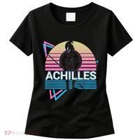 Achilles Greek Warrior Ancient Greek Mythology Retro Women's T-Shirt thumb 0
