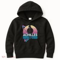 Achilles Greek Warrior Ancient Greek Mythology Retro Kids Hoodie thumb 0