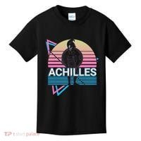 Achilles Greek Warrior Ancient Greek Mythology Retro Kids T-Shirt thumb 0