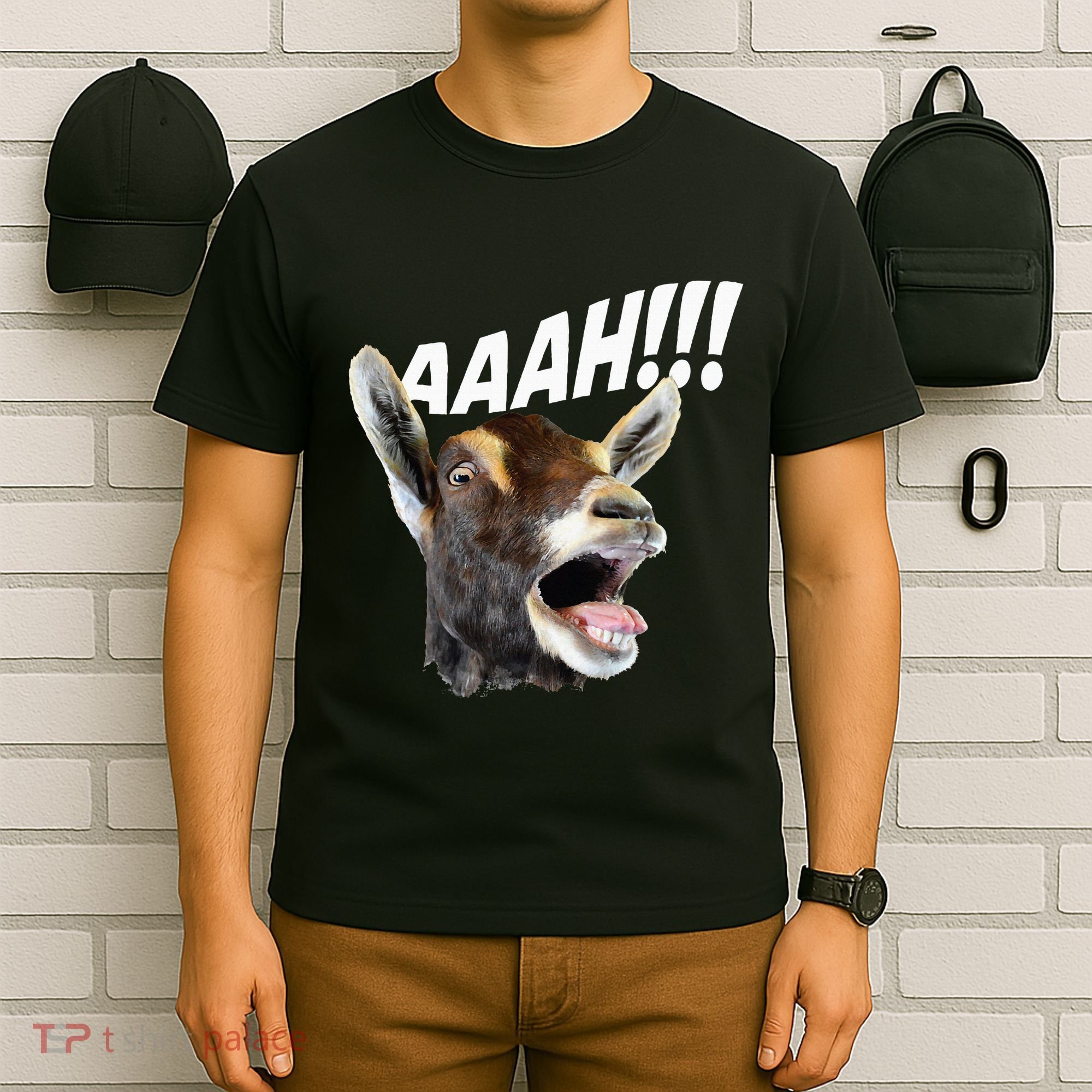 Aaah Goat Whisperer Rancher Farm Animal Farmer Halloween T-Shirt