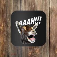 Aaah Goat Whisperer Rancher Farm Animal Farmer Halloween Coaster thumb 0