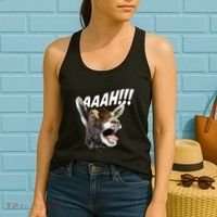 Aaah Goat Whisperer Rancher Farm Animal Farmer Halloween Women's Tank Top thumb 2