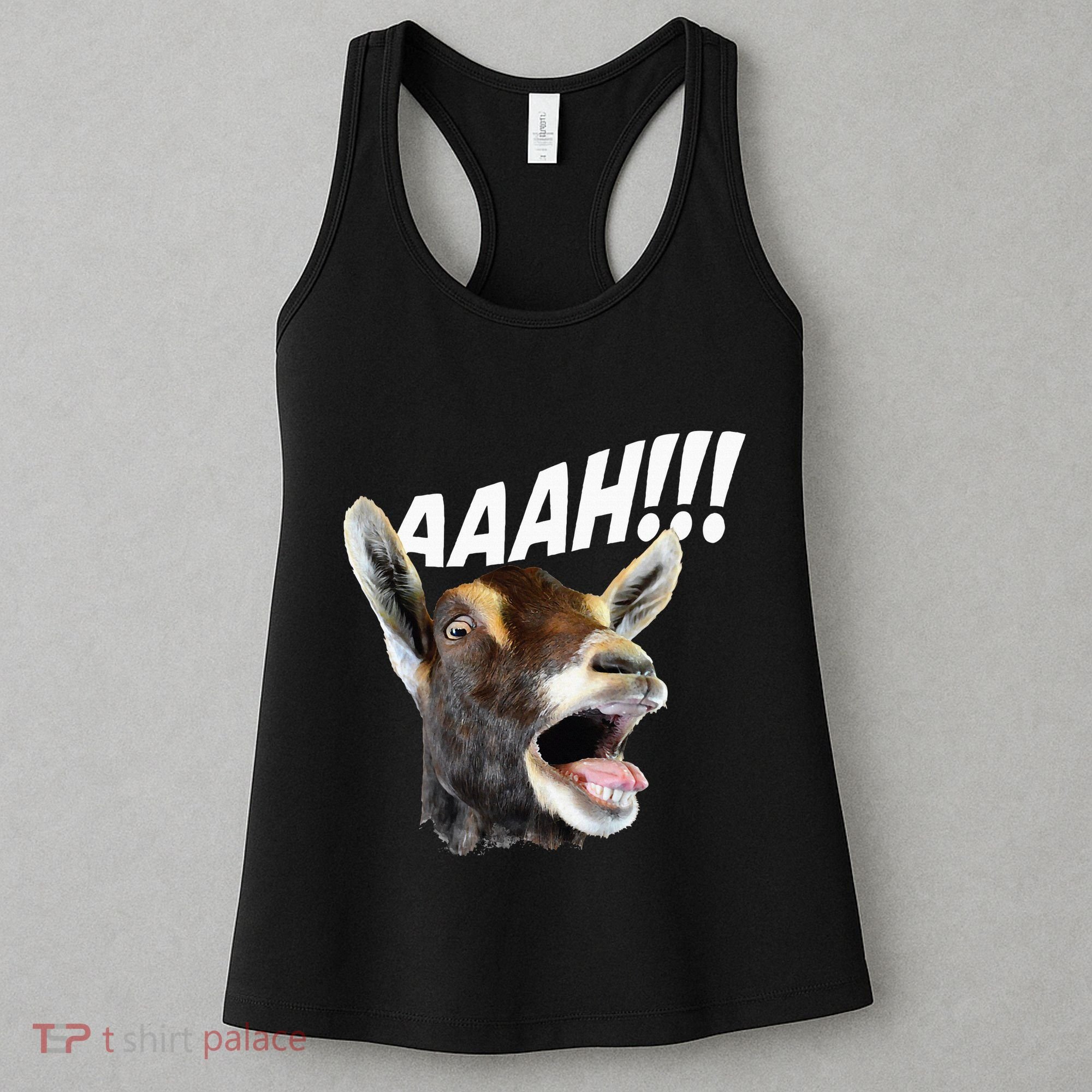 Aaah Goat Whisperer Rancher Farm Animal Farmer Halloween Women's Tank Top