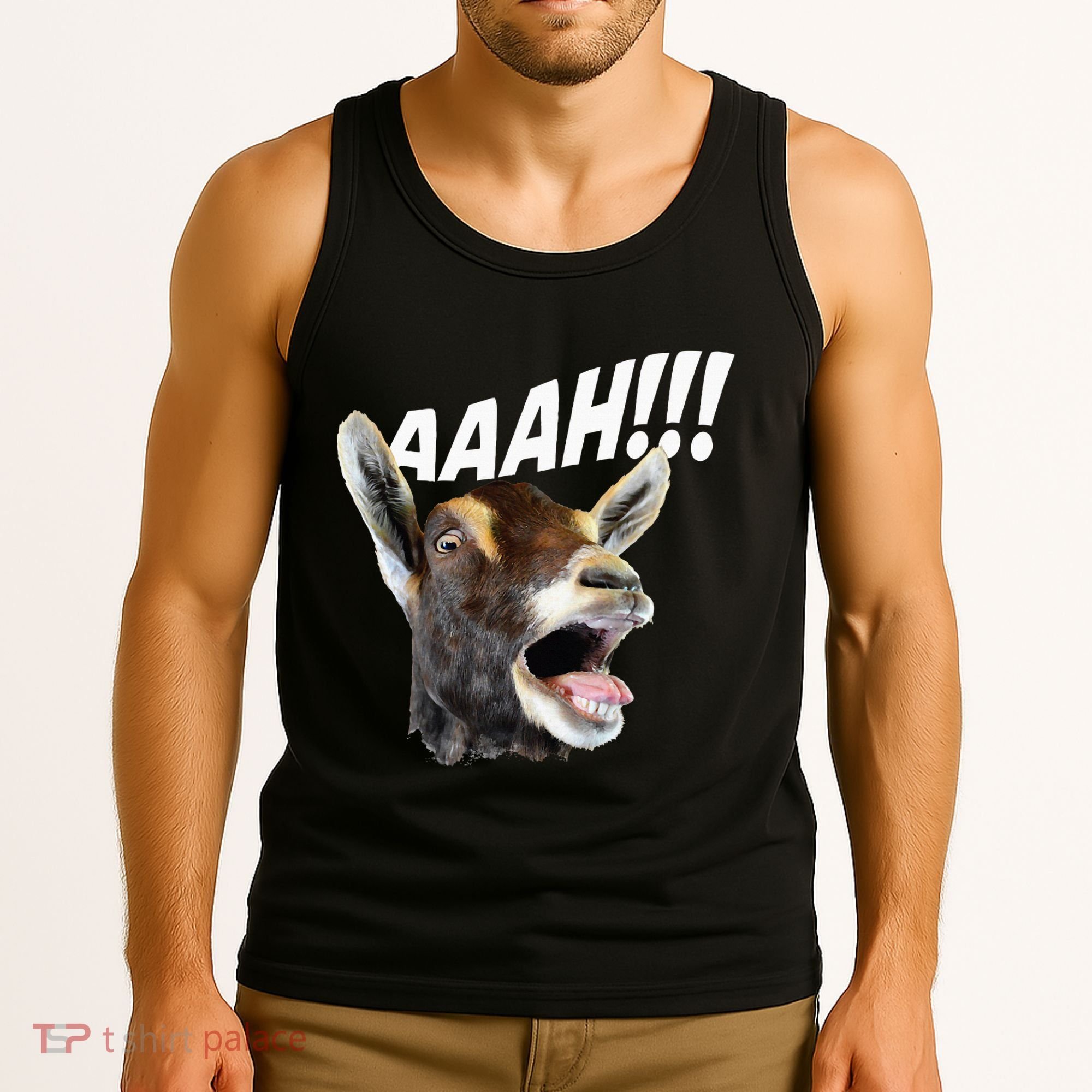 Aaah Goat Whisperer Rancher Farm Animal Farmer Halloween Tank Top