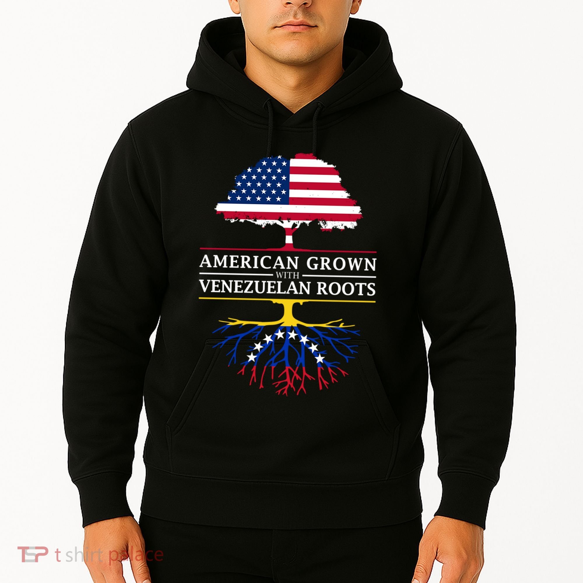 American Grown With Venezuelan Roots Hoodie