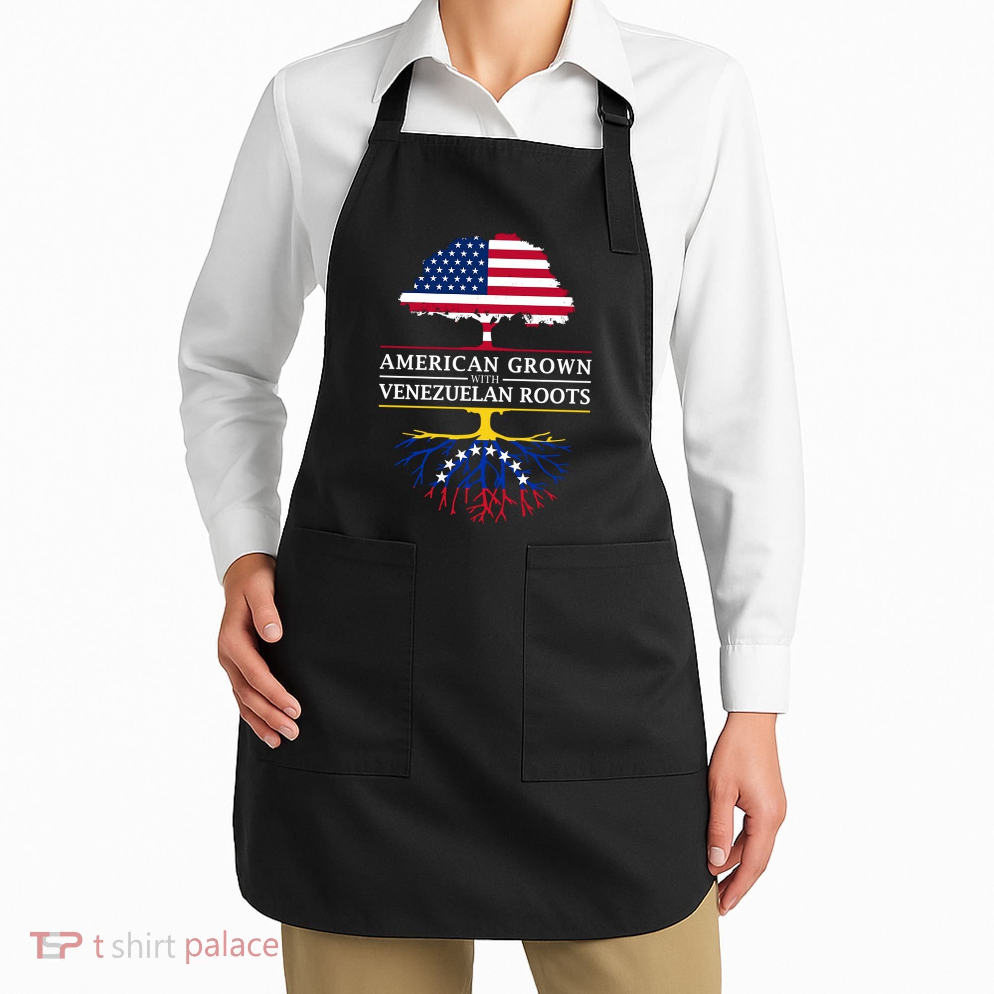 American Grown With Venezuelan Roots Apron