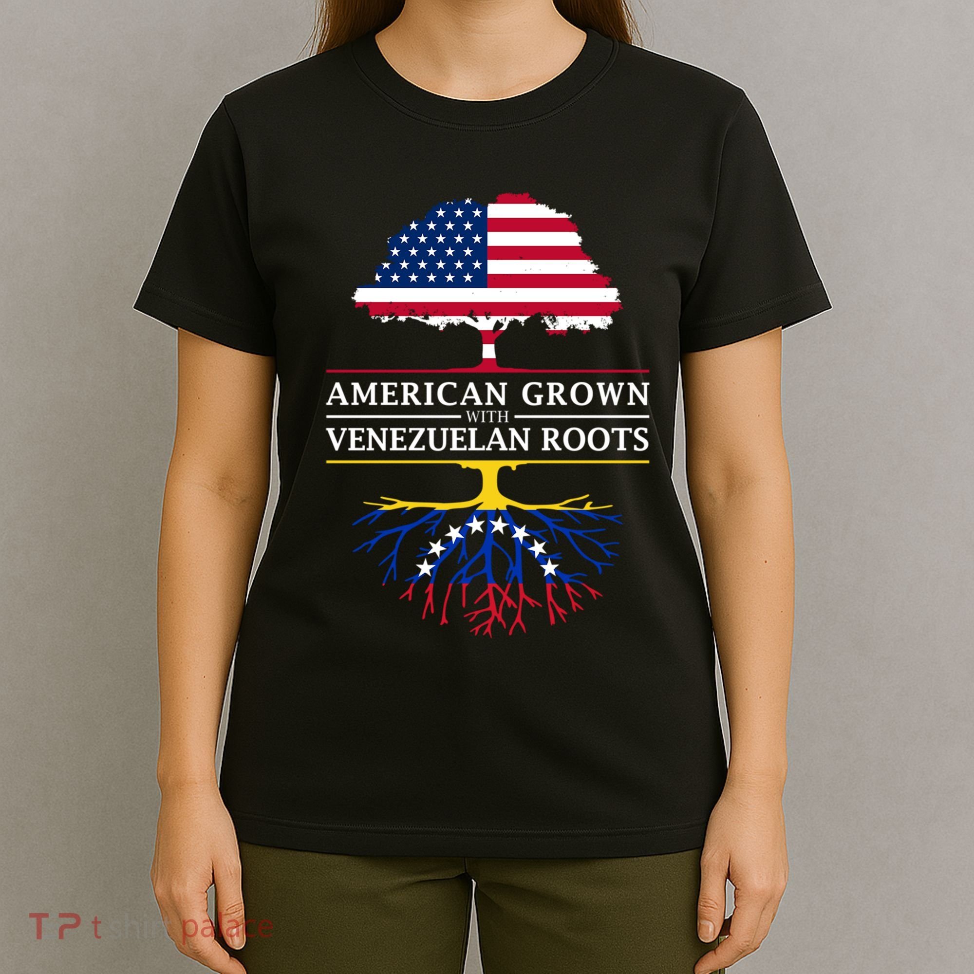 American Grown With Venezuelan Roots T-Shirt