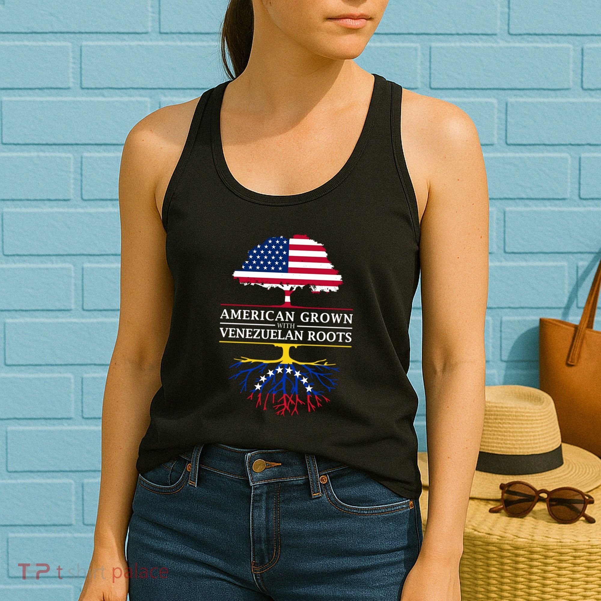 American Grown With Venezuelan Roots Women's Tank Top