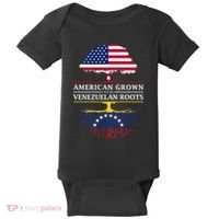 American Grown With Venezuelan Roots Baby Bodysuit thumb 0