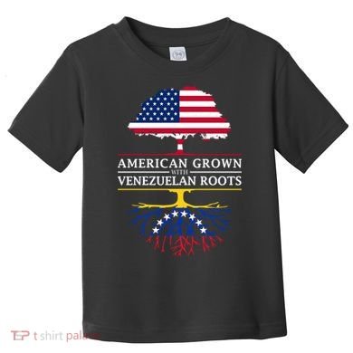 American Grown With Venezuelan Roots Toddler T-Shirt
