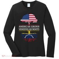American Grown With Venezuelan Roots Women's Long Sleeve Shirt thumb 0