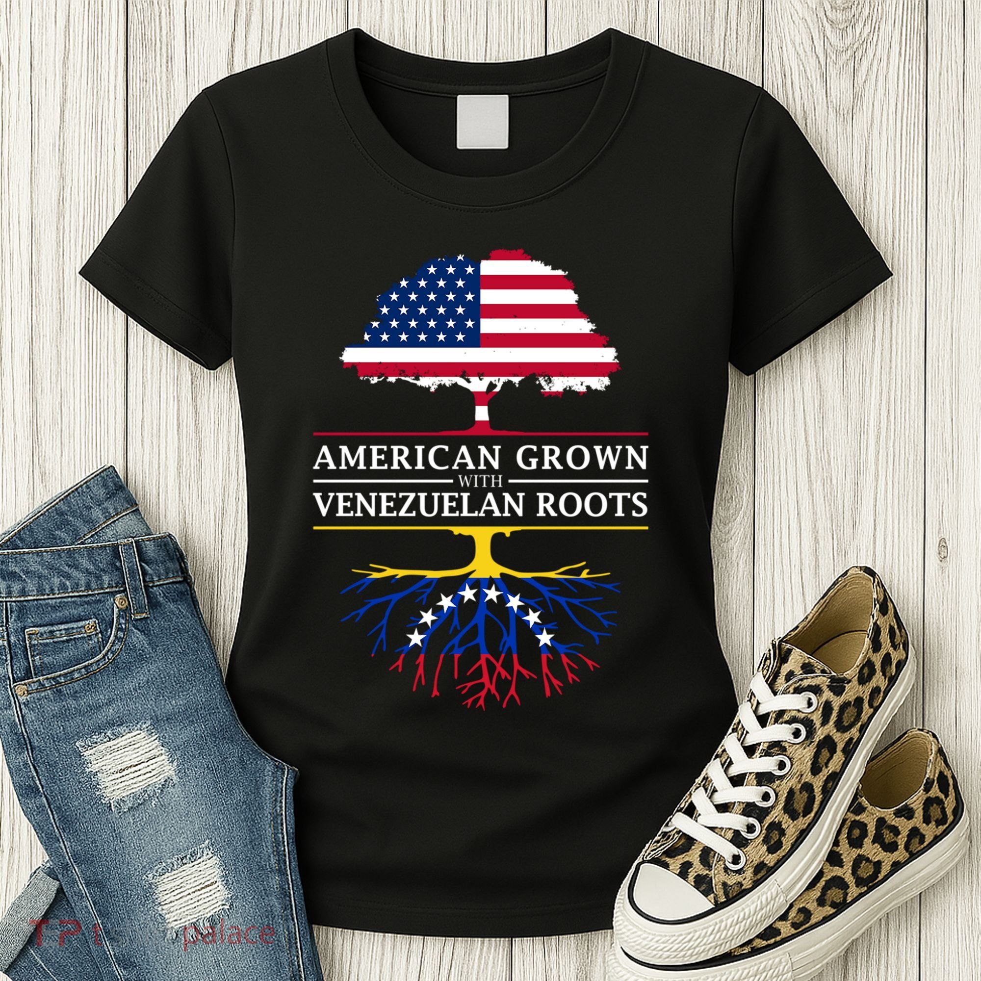 American Grown With Venezuelan Roots Women's T-Shirt