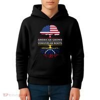 American Grown With Venezuelan Roots Kids Hoodie thumb 4
