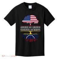 American Grown With Venezuelan Roots Kids T-Shirt thumb 0