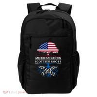 American Grown With Scottish Roots Gift Scotland Gift Backpack thumb 0