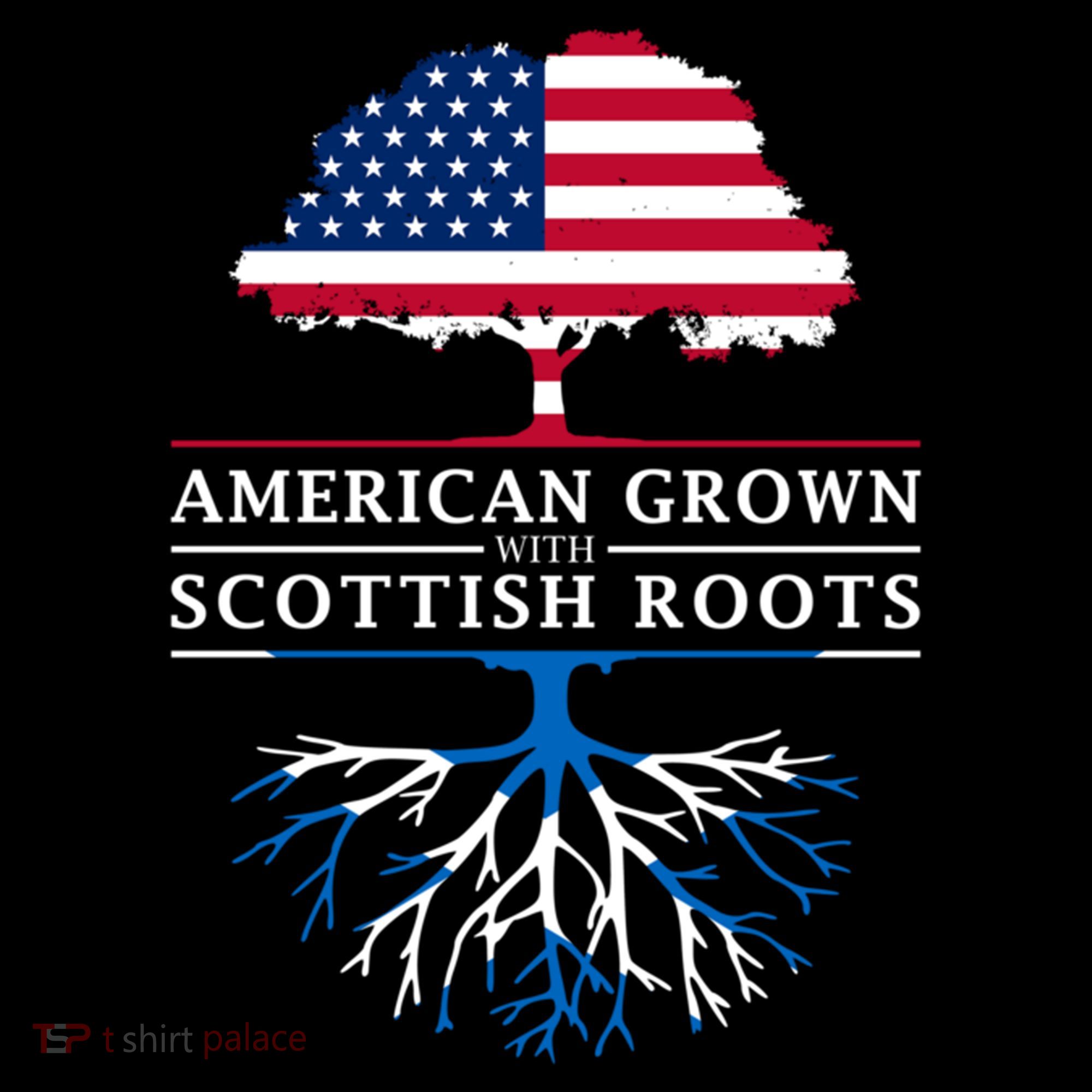 American Grown With Scottish Roots Gift Scotland Gift Coffee Mug