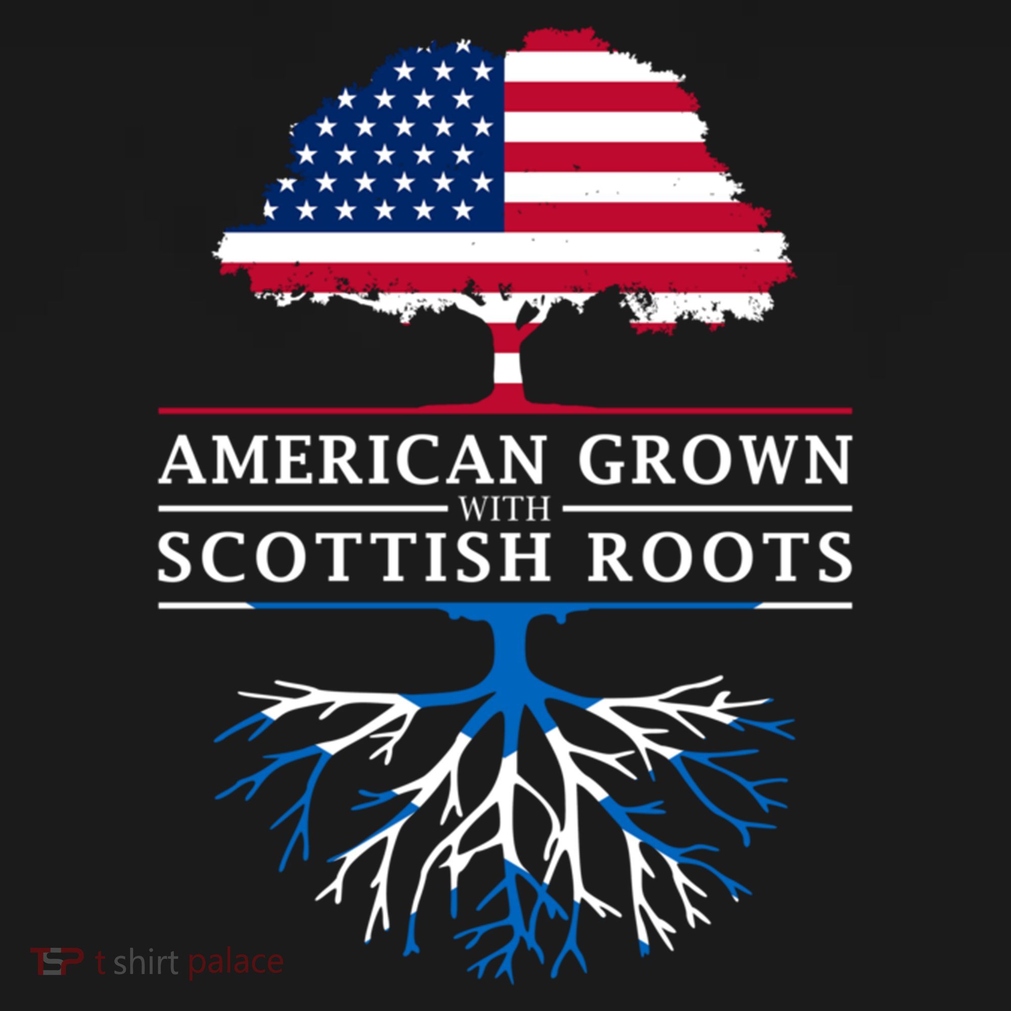 American Grown With Scottish Roots Gift Scotland Gift Women's Hoodie