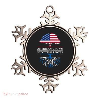 American Grown With Scottish Roots Gift Scotland Gift Ornament