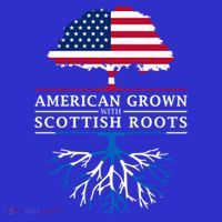 American Grown With Scottish Roots Gift Scotland Gift Long Sleeve Shirt thumb 2