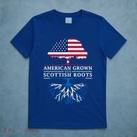 American Grown With Scottish Roots Gift Scotland Gift T-Shirt thumb 5