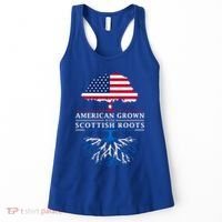 American Grown With Scottish Roots Gift Scotland Gift Women's Tank Top thumb 0