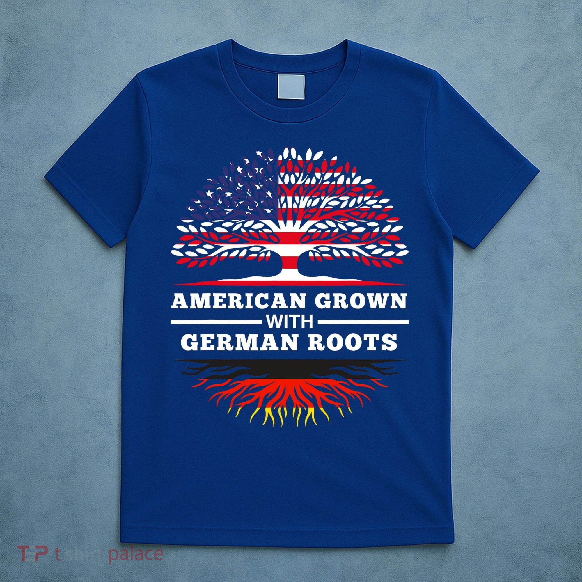 American Grown With German Roots Family Heritage Germany T-Shirt