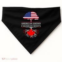 American Grown With Canadian Roots Canada USA-Made Doggie Bandana thumb 0