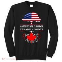 American Grown With Canadian Roots Canada Sweatshirt thumb 0