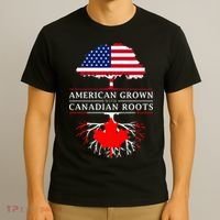 American Grown With Canadian Roots Canada T-Shirt thumb 3